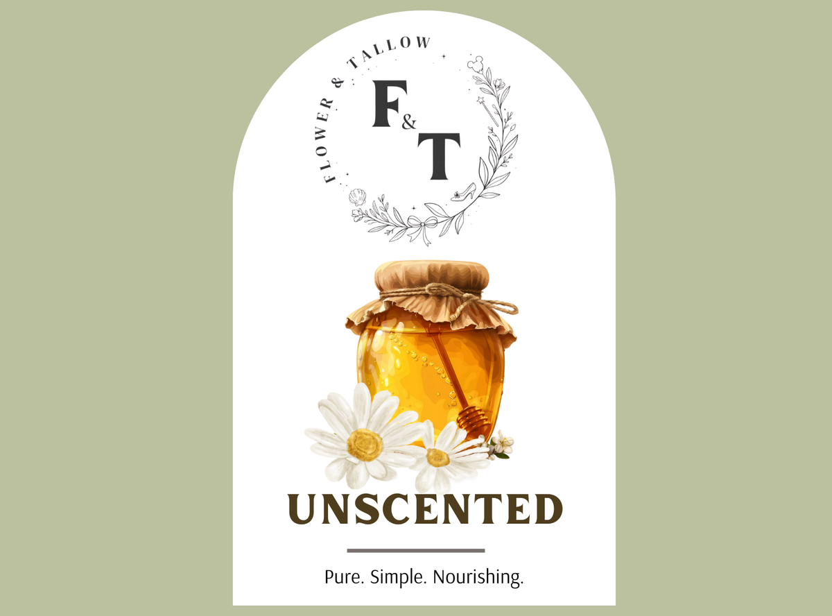 Unscented Tallow Balm – Pure Nourishing Lotion