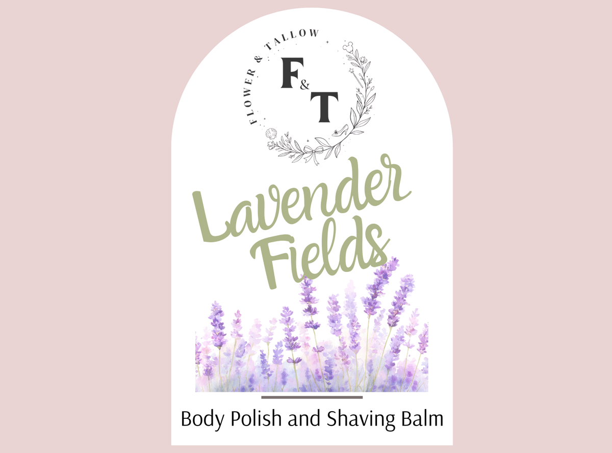 Lavender Fields Foaming Body Polish & Shaving Balm | 8.5 oz