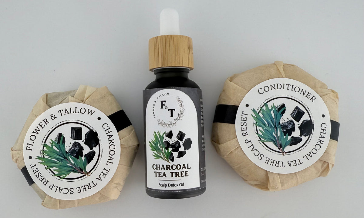 Charcoal Tea Tree (Scalp Detox Hair System)
