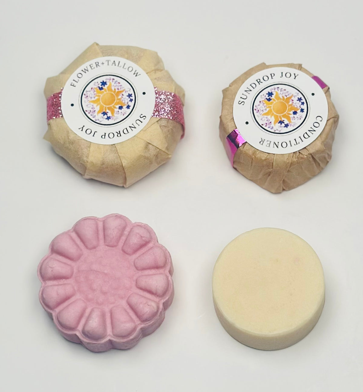 Sundrop Joy -  (Travel Size - 1.0 oz Shampoo and Conditioner Bars)