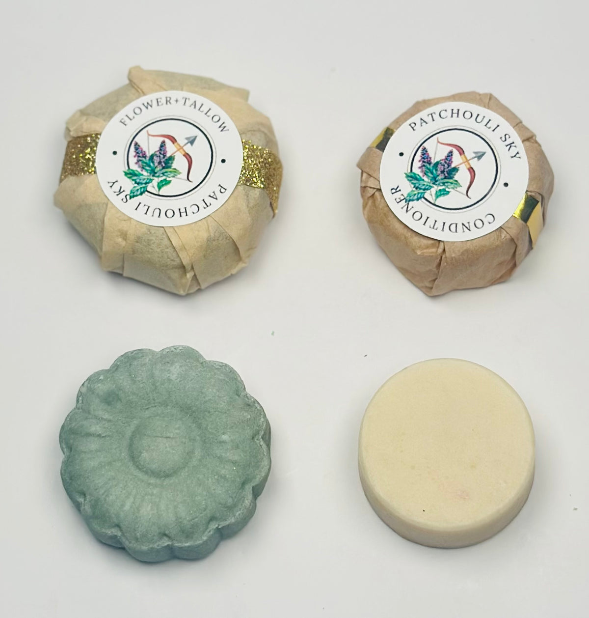 Patchouli Sky -  (Travel Size - 1.0 oz Shampoo and Conditioner Bars)