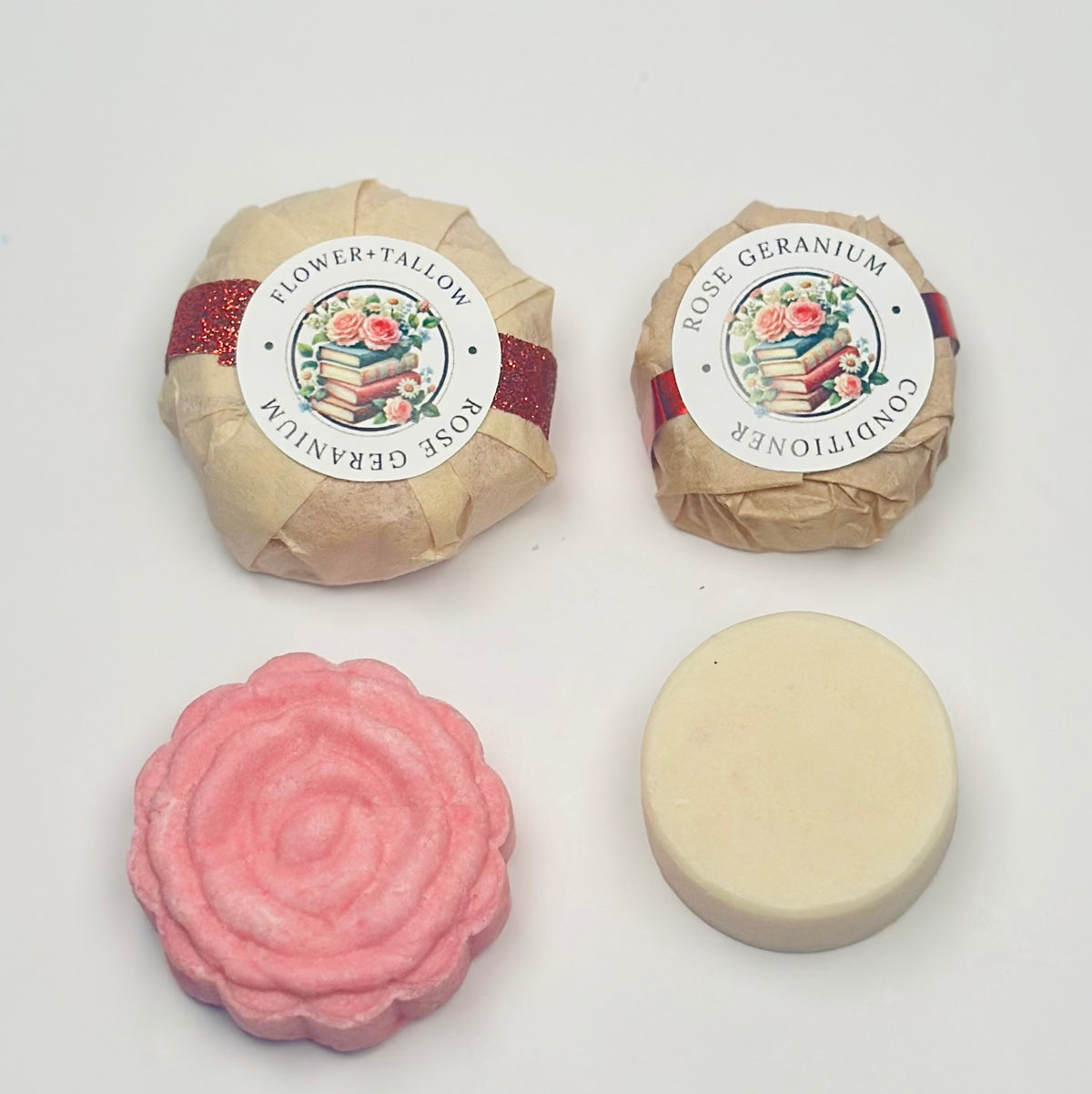 Enchanted Rose (Travel Size - 1.0 oz Shampoo and Conditioner Bars)